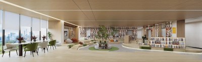 现代图书馆3D模型下载